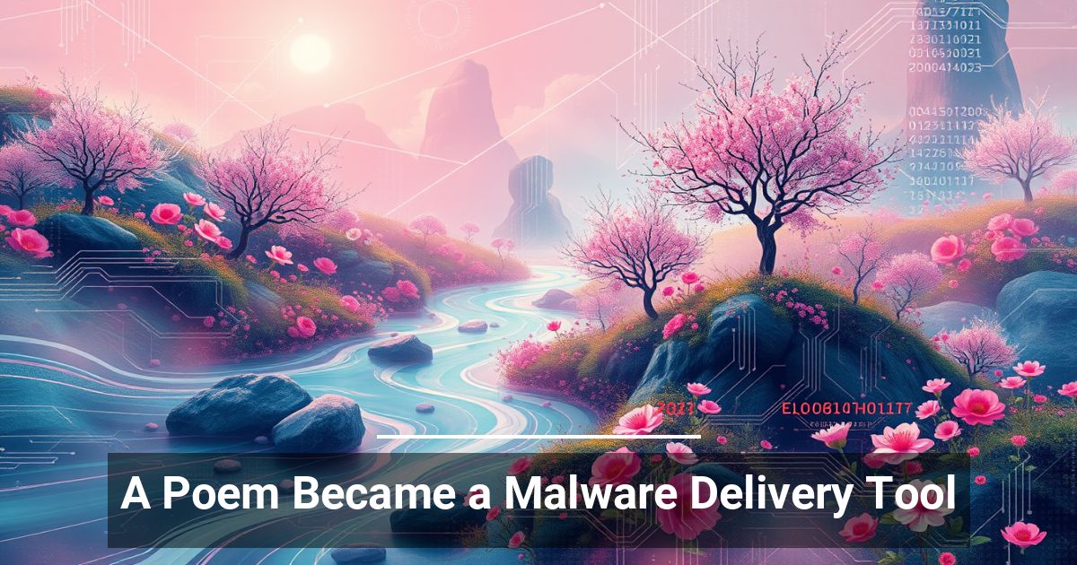 A Poem Became a Malware Delivery Tool